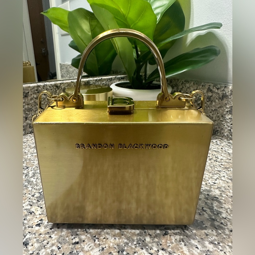 Brandon Blackwood Gold Mini Kendrick Trunk
